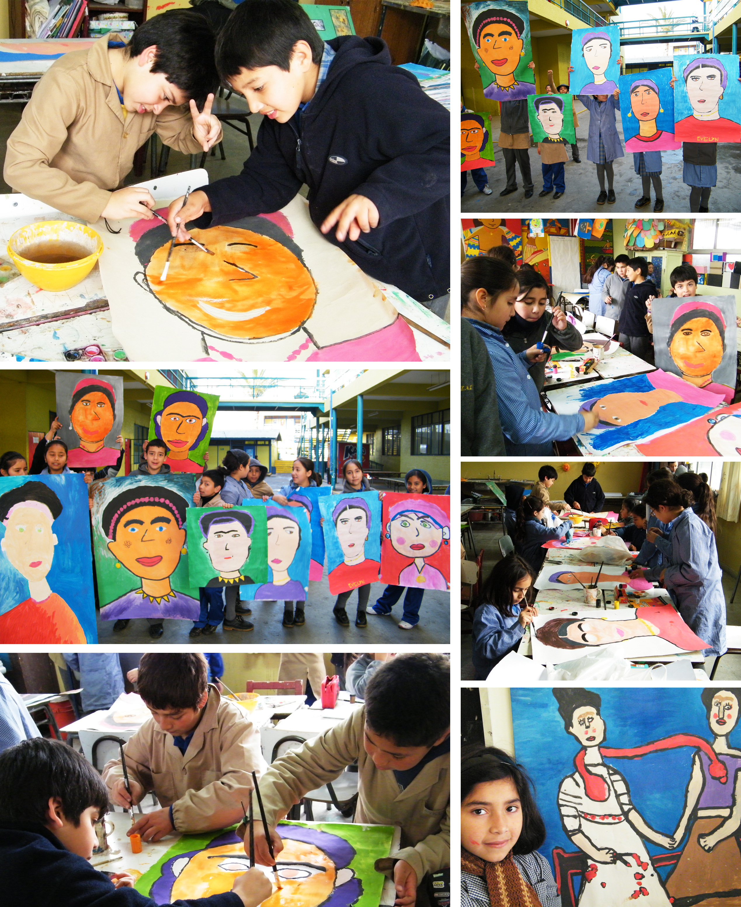 Taller de artes Colegio Coggzai - Quilpué 2009 Clases de artes - la importancia de tener un taller