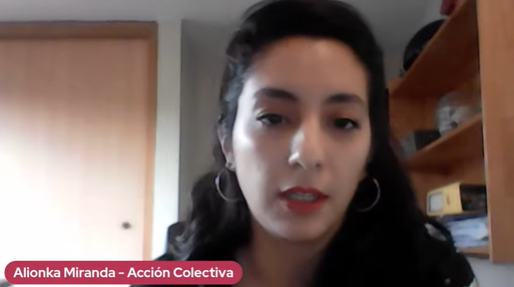Alionka Miranda, Cientista Política, miembro de Acción Colectiva