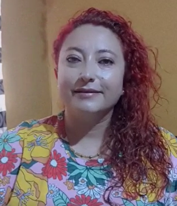 Giselle Becerra, docente de la Escuela República de Bolivia