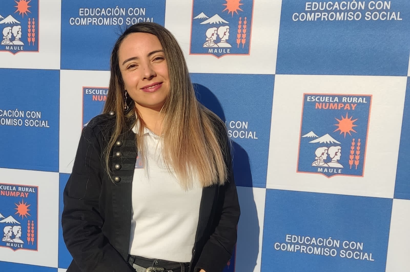 Verónica Soler, jefa de UTP de la Escuela Básica Rural Numpay