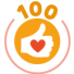 Has recibido 100 me gusta