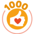 Has recibido 1000 me gusta