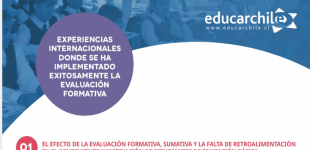 Infografía experiencias internacionales en evaluación formativa