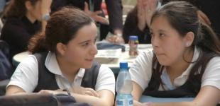 Niñas en la sala de clase