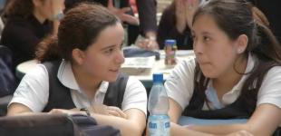 Niñas en la sala de clase