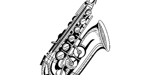 Dibujo Saxofón