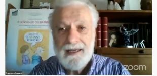 Francesco Tonucci en conferencia virtual transmitida por YouTube