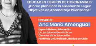Afiche promocional charla Ana Maria Amengual