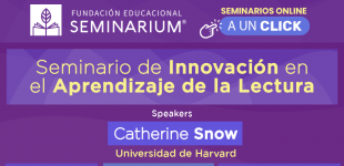 Afiche promocional seminario innovación en el aprendizaje de la lectura