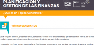 Ficha General Tópico Generativo: Planificación y Gestión de las Finanzas