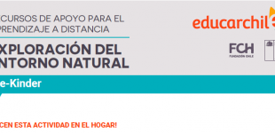 Recursos de apoyo para el aprendizaje a distancia | Exploración del entorno natural | Pre kínder