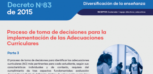 Proceso de toma de decisiones para la implementación de las adecuaciones curriculares (parte 3)