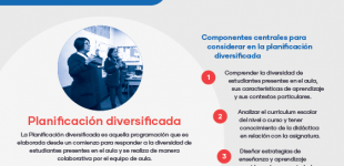 Ejemplos de planificación diversificada: componentes centrales y sugerencias para equipos directivos