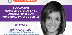 Charla a un clic con Ruth Castillo