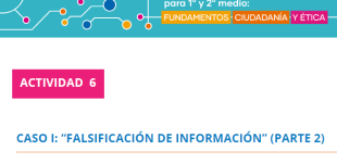 Actividad 6: Caso I: Falsificación de información - Parte 2