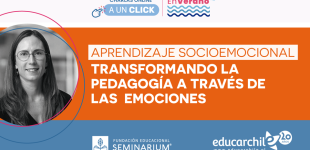 Portada del webinar aprendizaje socioemocional transformando la pedagogía a través de las emociones