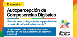 Gráfica promocional de la Encuesta Autopercepción de Competencias Digitales