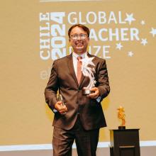 Patricio Vilches, docente de Educación General Básica en la Escuela Rural Guayacán, Global Teacher Prize 2024 Patricio Vilches, docente de Educación General Básica en la Escuela Rural Guayacán, Global Teacher Prize 2024