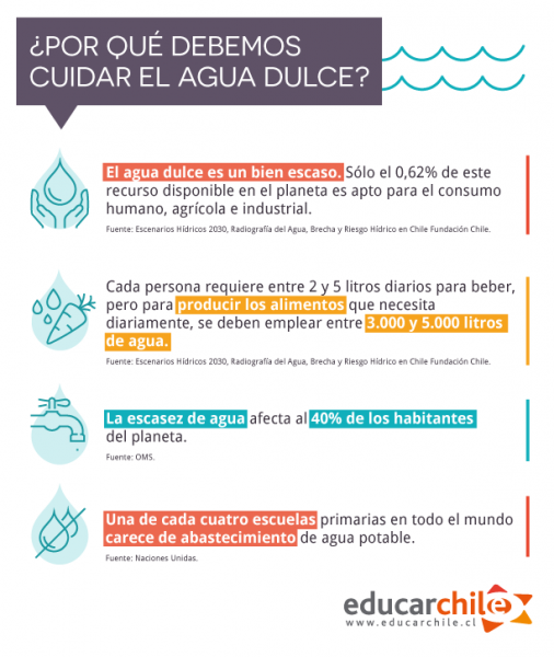 Por qué debemos cuidar el agua dulce