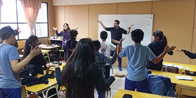 Una dinÃ¡mica rompehielos dio inicio al taller de AlimentaciÃ³n Saludable en el Liceo Profesora Gladys Valenzuela.