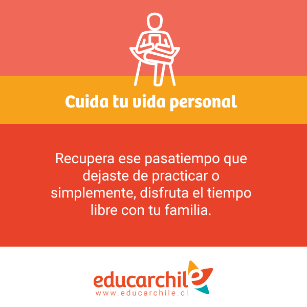 Clave: Cuida tu vida personal