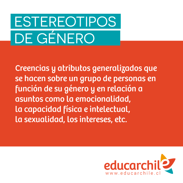 Concepto: estereotipos de género