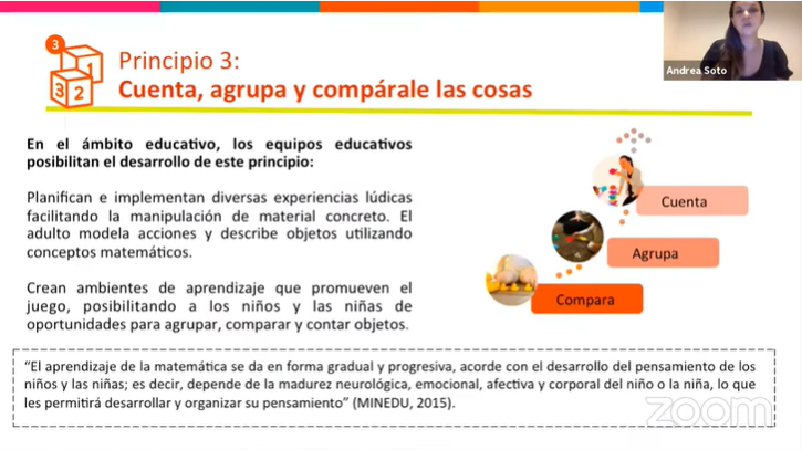 Principio 3: sugerencias para la educación parvularia