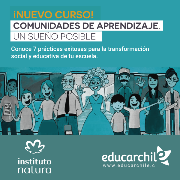 Afiche promocional curso Comunidades de Aprendizaje