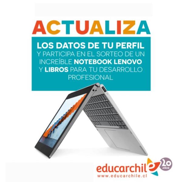 Actualiza tus datos en educarchile