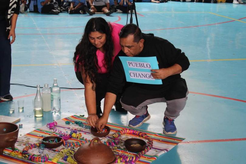 Ceremonia de agradecimiento a la tierra