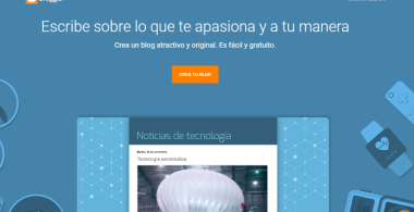 Portada de Sitio web Blogger