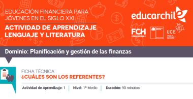 Actividad de Aprendizaje Lenguaje: Planificación y Gestión de las Finanzas - Lección 1