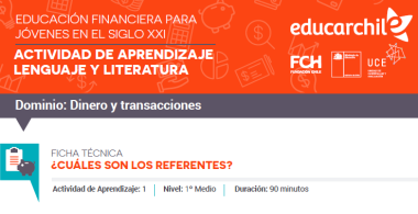 Actividad de Aprendizaje Lenguaje: Dinero y Transacciones - Lección 1