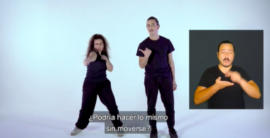 Cuerpo. Despertar del cuerpo. preparación física, movimiento, respiración, ritmo, velocidad, tiempo, niveles, detención. Coreografía (LSCH)