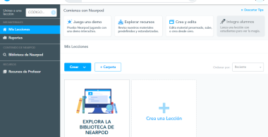 Nearpod- crear contenido original
