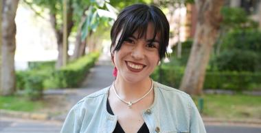 Nayira Belmar, encargada del programa alternativo comunicacional Ludoteca de Lo Hermida