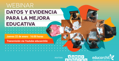 webinar “Datos y evidencia para la mejora educativa”